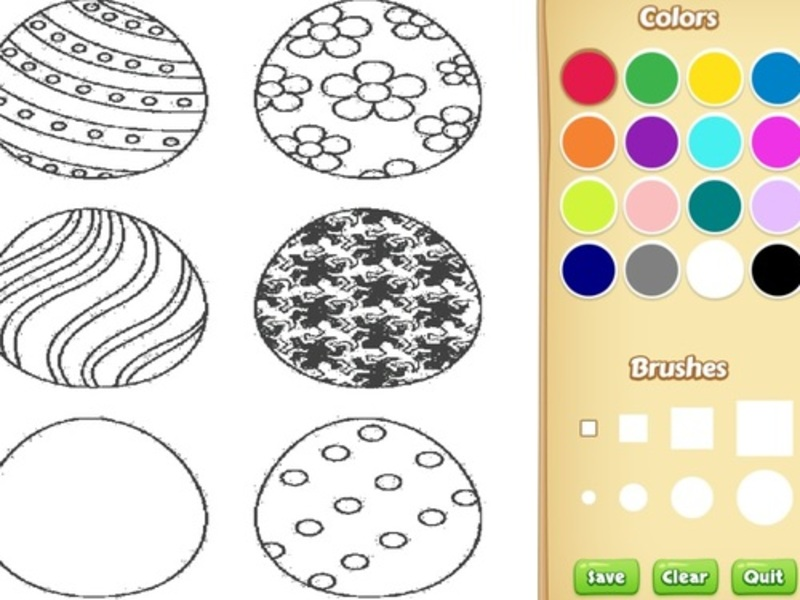 Juego Libro para colorear de huevos de Pascua para niños en línea