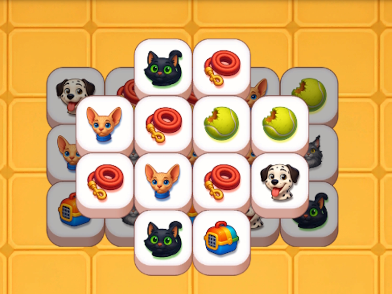 Juego Mascotas, encontrar y fusionar baldosas en línea