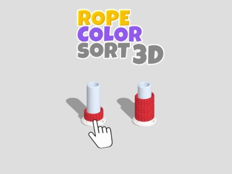 Juego Sort de color de la cuerda 3D en línea