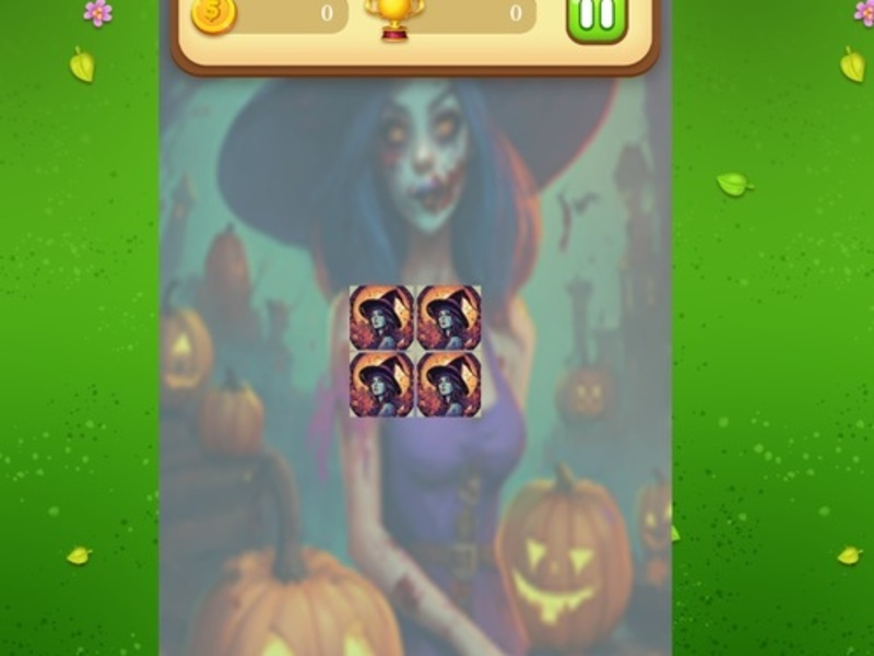 Juego Partido de memoria de bruja en línea