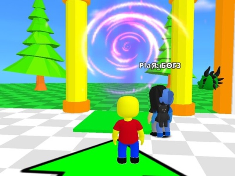 Juego ROBLOX: El piso es el Lava Challenge en línea