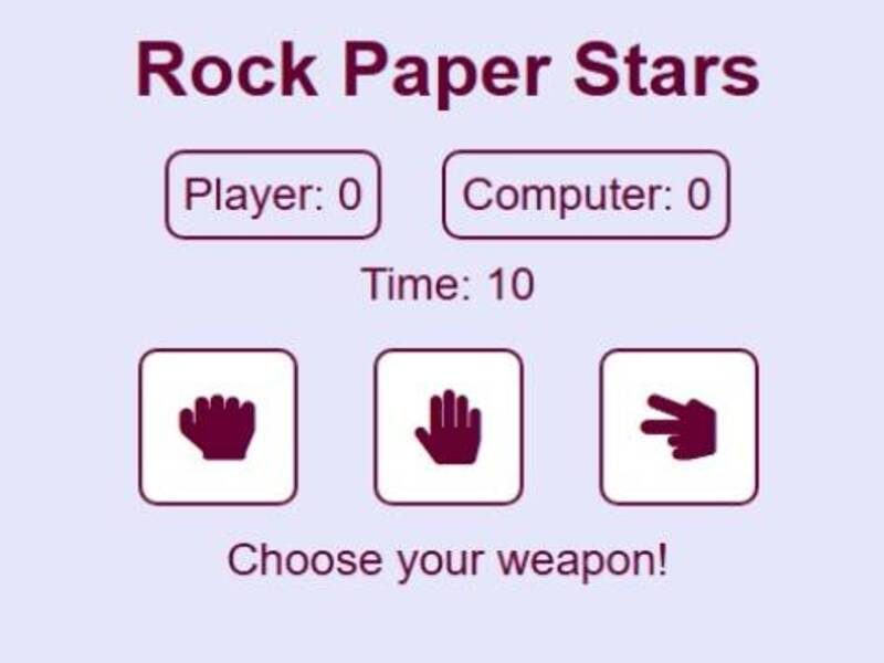 Juego Estrellas de papel rock en línea