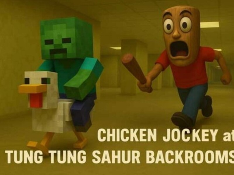 Juego Jockey de pollo en Tung Tung Sahur en línea