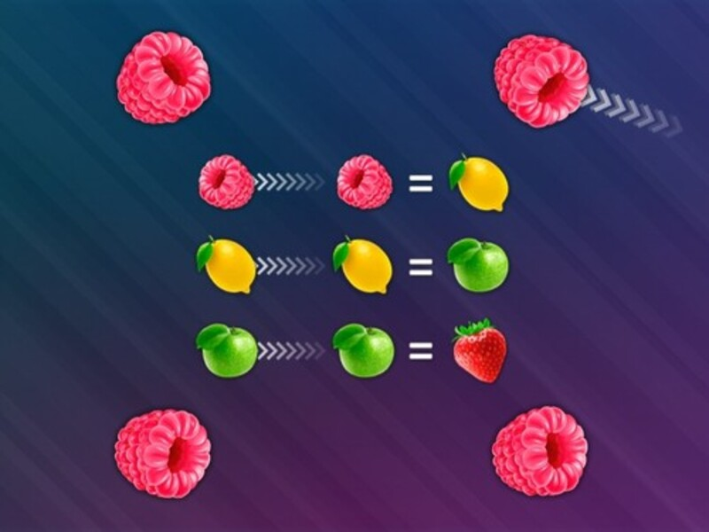 Juego Fusionar frutos de gravedad en línea