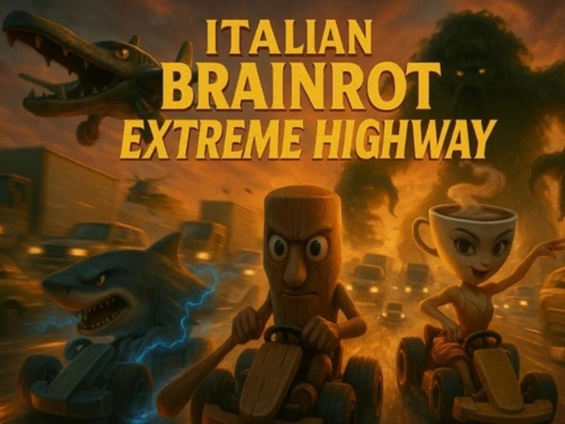 Juego Carretera extrema de Brainrot italiano en línea