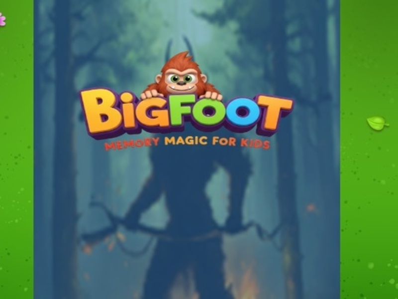 Juego Bigfoot Memory Magic para niños en línea