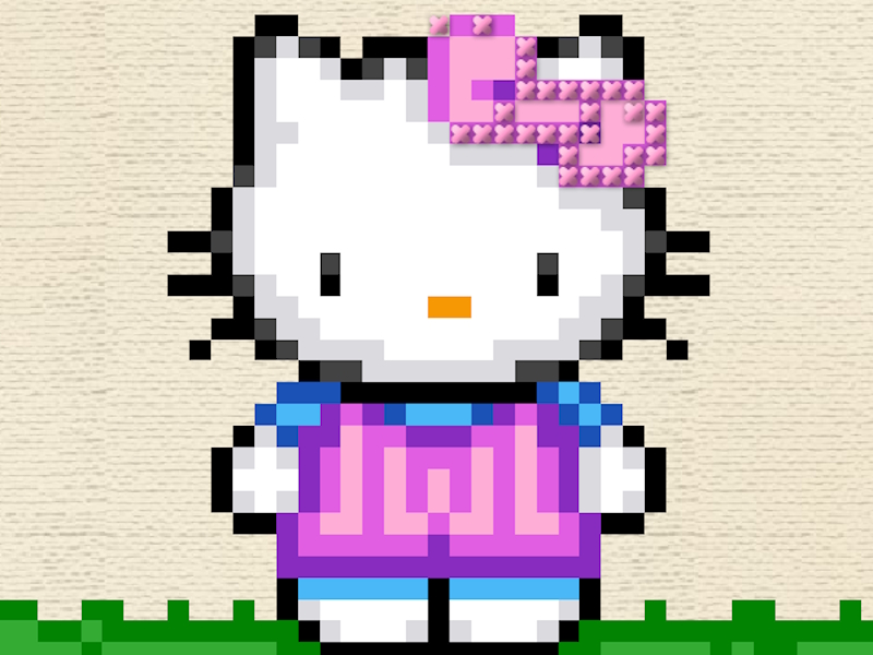 Juego Puntada de hello kitty en línea