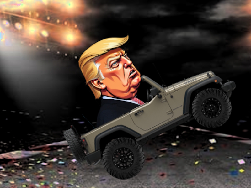 Juego Desafío de Trump Wheelie en línea