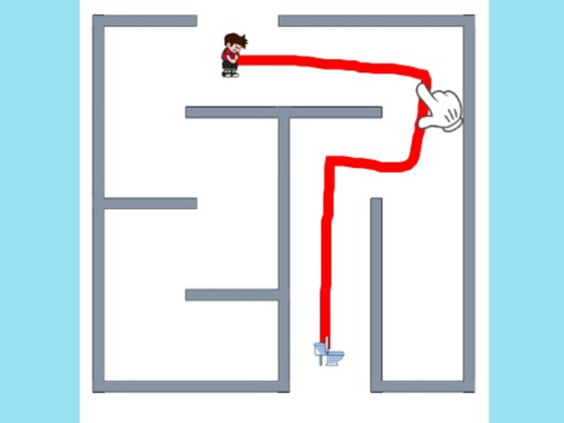 Juego Rush de baño de escape de laberinto en línea