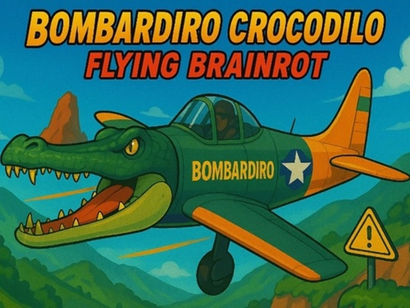 Juego Bombardiro Crocodilo Flying Brainrot en línea