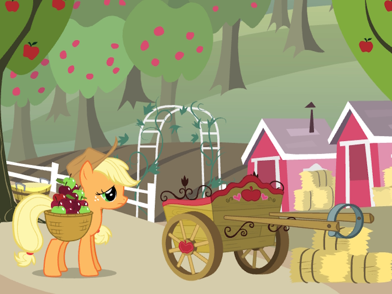 Juego My Little Pony Applejack's Apple Harvest en línea