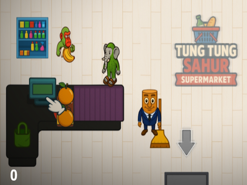 Juego Supermercado Tung Tung Sahur en línea