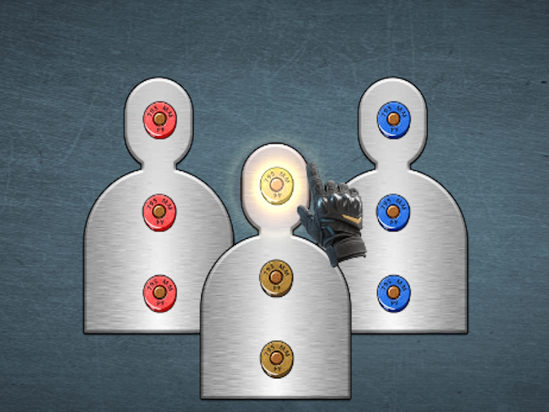 Juego Tornillo de combate de pistola en línea