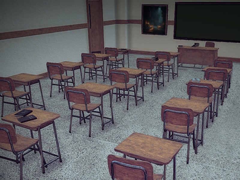 Juego Escuela de terror: historia de detectives en línea