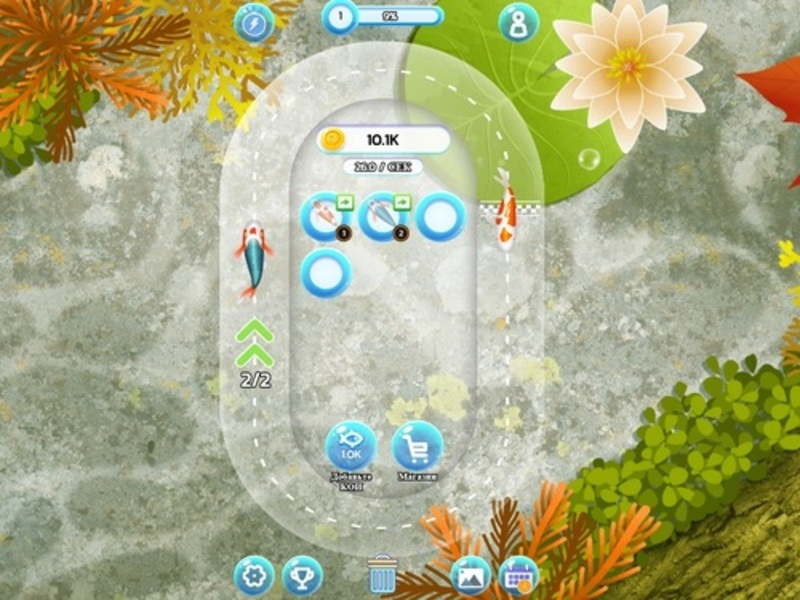 Juego Estanque de koi inactivo en línea
