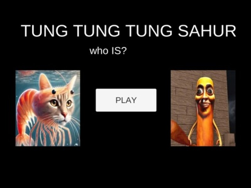 Juego Tung Tung Tung Sahur ¿Quién es? en línea
